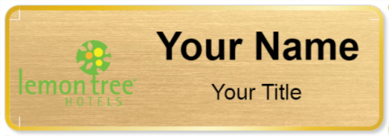 Custom name badges for Lemon Tree Hotels