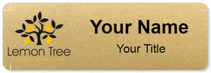 Custom name badges for Lemon Tree Nails and Beauty