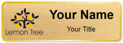 Custom name badges for Lemon Tree Nails and Beauty