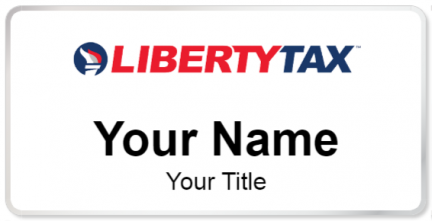 Custom name badges for Liberty Tax Service
