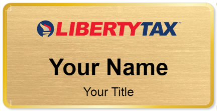 Custom name badges for Liberty Tax Service