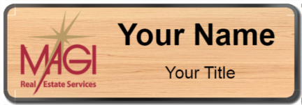 Custom name badges for Magi Real Estate