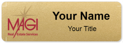 Custom name badges for Magi Real Estate