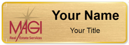 Custom name badges for Magi Real Estate
