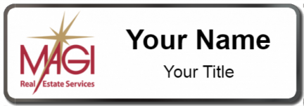 Custom name badges for Magi Real Estate