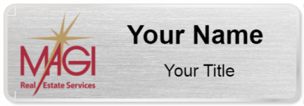 Custom name badges for Magi Real Estate