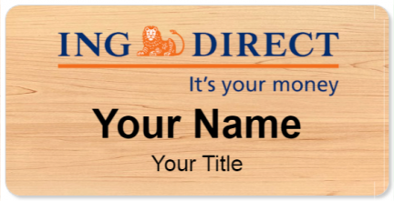 ING Direct Template Image