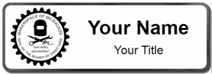 Custom name badges for Makerspace of Milwaukee