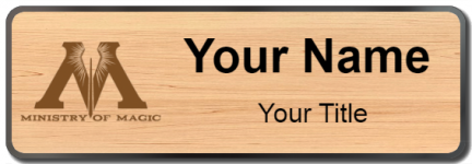 Custom name badges for Ministry of Magic