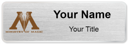 Custom name badges for Ministry of Magic