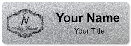 Custom name badges for Nolan Vincent Salon and Spa