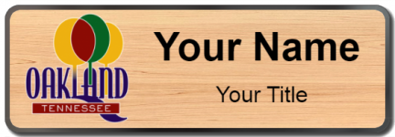 Custom name badges for Oakland Tennessee