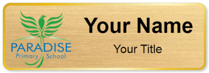 Custom name badges for Paradise Primary School