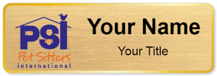 Custom name badges for PSI Pet Sitters International