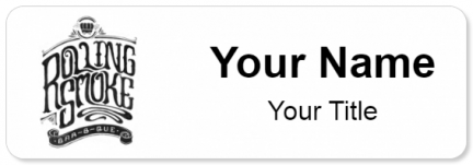 Custom name badges for Rolling Smoke Barbeque