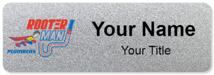 Custom name badges for Rooter Man Plumbers