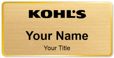 Custom name badges for Kohls