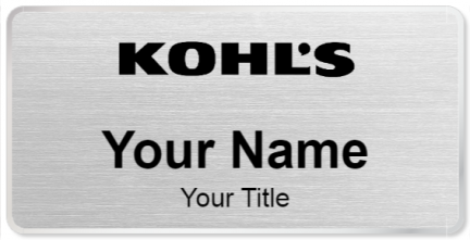 Custom name badges for Kohls
