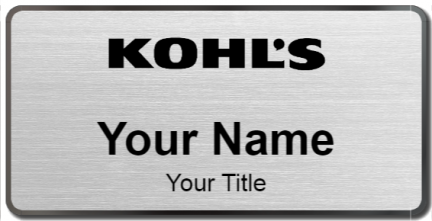 Custom name badges for Kohls