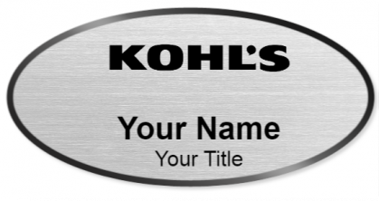 Custom name badges for Kohls