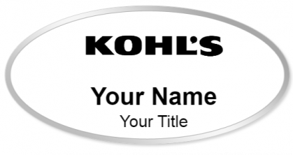 Custom name badges for Kohls