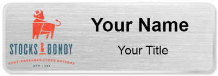 Custom name badges for Stocks and Bondy