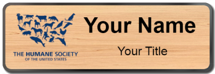 Custom name badges for The Humane Society