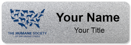 Custom name badges for The Humane Society
