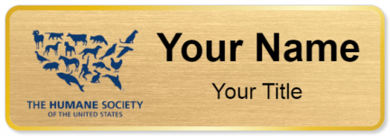 Custom name badges for The Humane Society