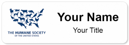 Custom name badges for The Humane Society