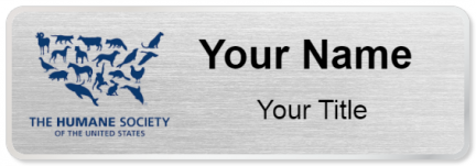 Custom name badges for The Humane Society