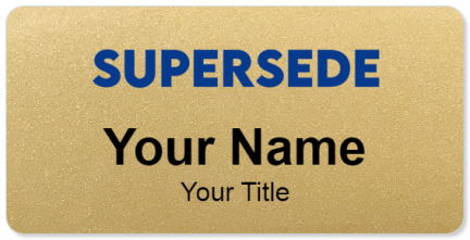 Custom name badges for Supersede Group