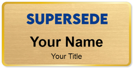 Custom name badges for Supersede Group