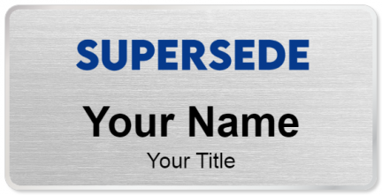 Custom name badges for Supersede Group