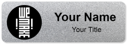 Custom name badges for We Make