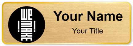 Custom name badges for We Make