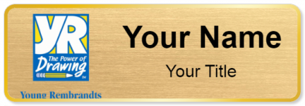 Custom name badges for Young Rembrandts