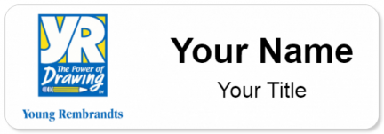 Custom name badges for Young Rembrandts