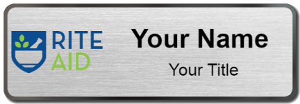 Custom name badges for Rite Aid