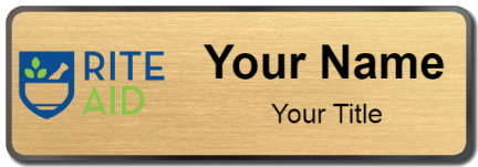 Custom name badges for Rite Aid