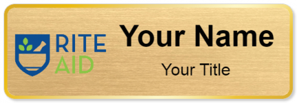 Custom name badges for Rite Aid