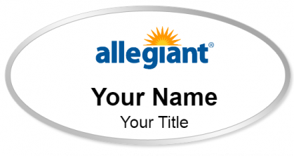 Custom name badges for Allegiant Air