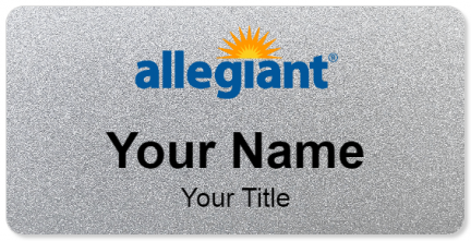 Custom name badges for Allegiant Air