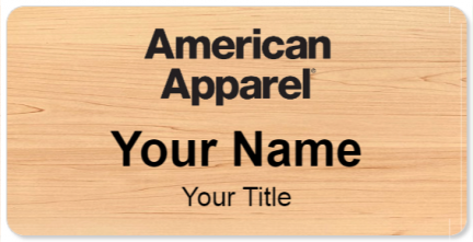 American Apparel Template Image