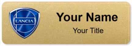 Custom name badges for Lancia