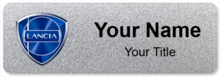 Custom name badges for Lancia