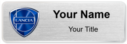 Custom name badges for Lancia