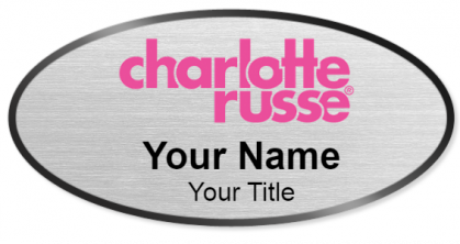 Custom name badges for Charlotte Russe