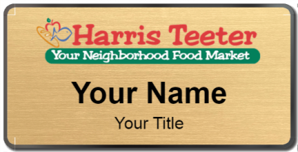 Custom name badges for Harris Teeter