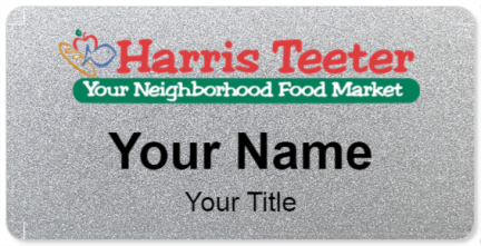 Custom name badges for Harris Teeter
